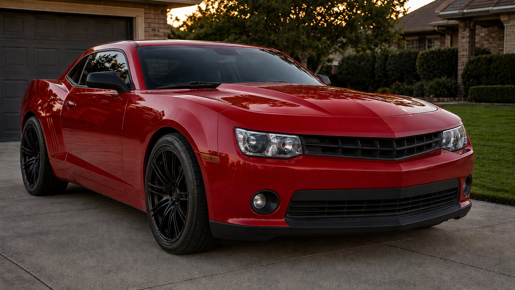 Same coupe with crystal clear headlights